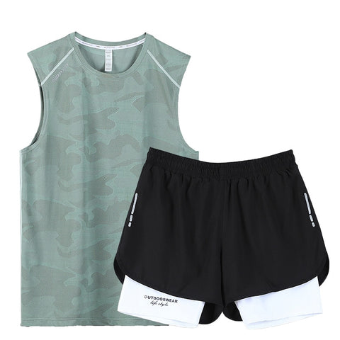 Gym Vest Shorts Sets